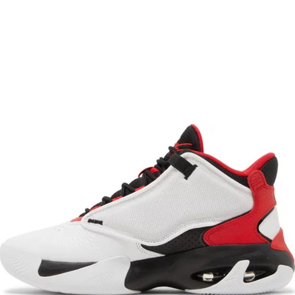 Alternative view of Jordan Max Aura 4 WHITE BLACK RED