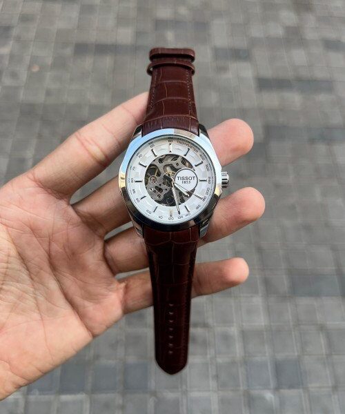 Alternative view of TISSOT 1853 AUTOMATIC PRIMIUM QUILTY LEATHER WATCH