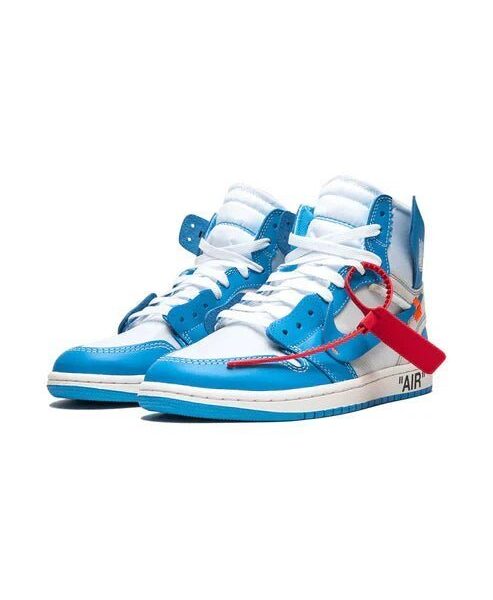 Alternative view of Jordan Retro 1 X Off White UNC