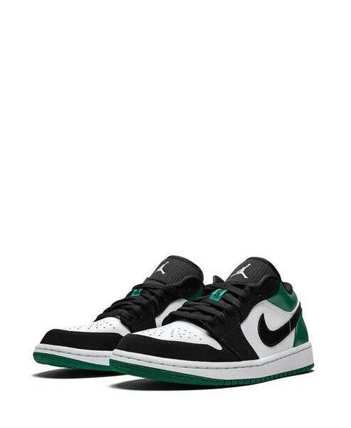 Alternative view of Jordan Retro 1 Low Black Mystic Green
