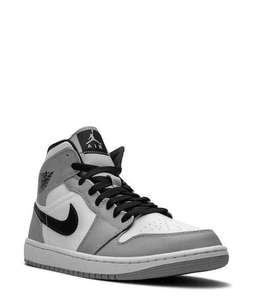 Alternative view of Nike Air Jordan Retro 1 Mid Smoke Grey