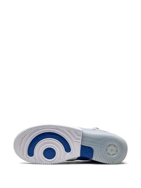 NIKE AIR FORCE 1 REACT WHITE BLUE - Image 3