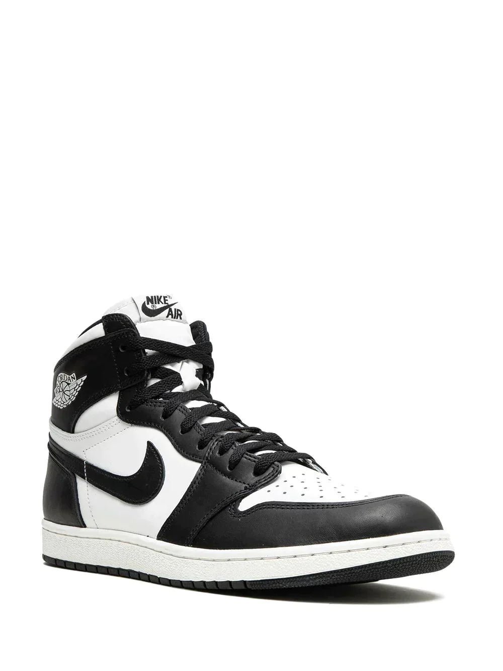 AIR JORDAN RETRO 1 BLACK WHITE LONG - Image 4