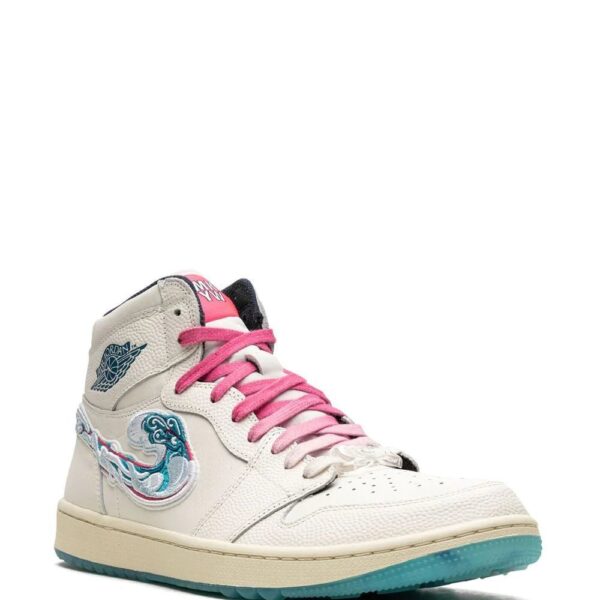 Alternative view of NIKE AIR JORDAN 1 HIGH X PEBBLE BEACH MICHELLE WIE WEST
