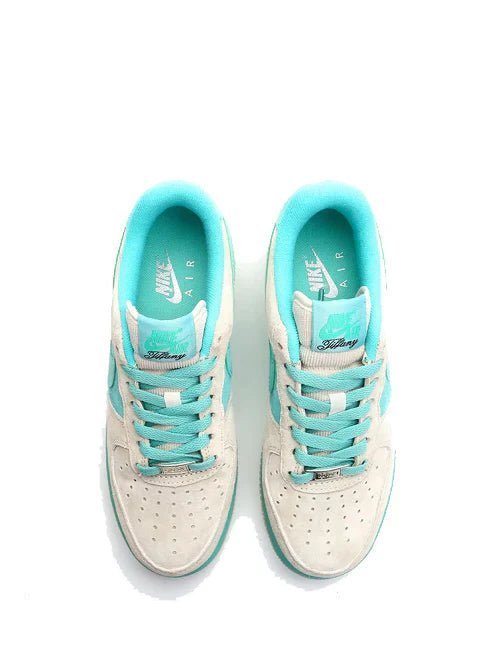 airforce 1 x tiffany grey blue with og box bottel packing laces - Image 2