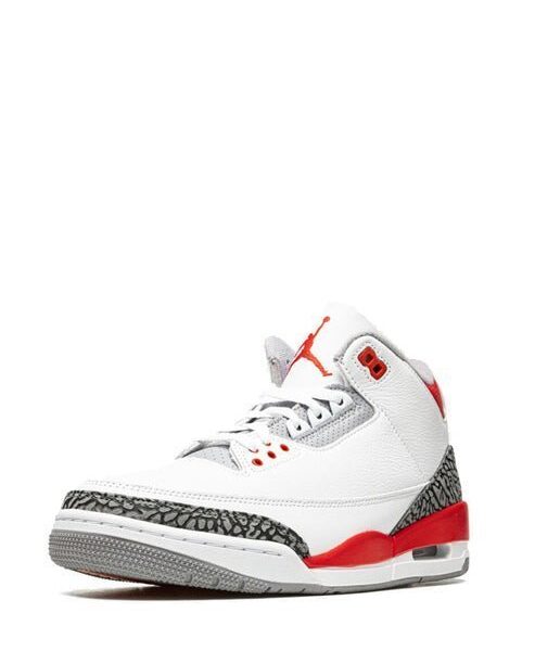 Alternative view of jordan retro 3 FIRE RED