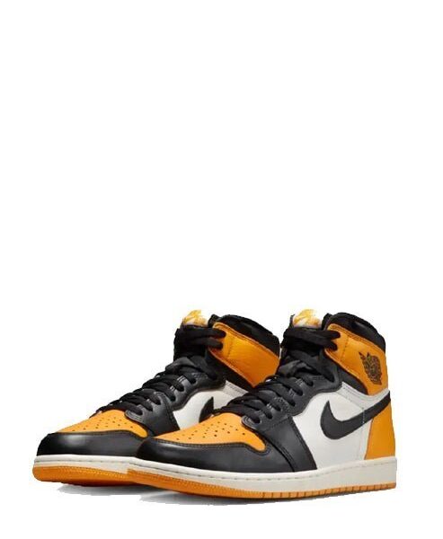 Alternative view of Nike Air Jordan Retro 1 High Taxi Yellow