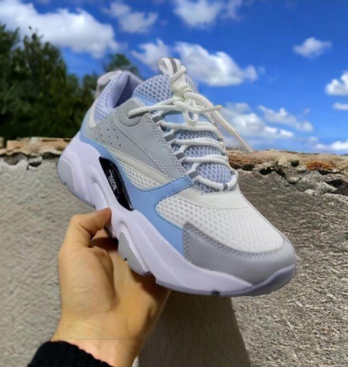 Branded B22 White Light BLue Sneakers For Mens - Image 3