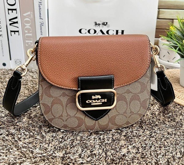 Alternative view of Branded  CH moran saddle with og box (CH-1135)