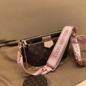 Branded  LV POCHETE 3 IN 1 PINK WITH BOX (LV-1147)