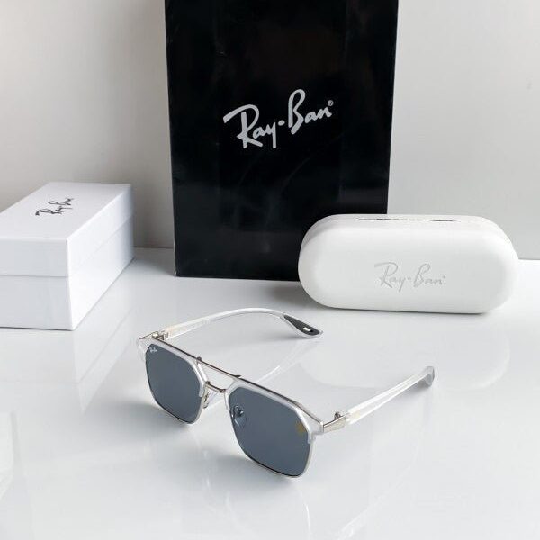Branded  RB Silver Bt Sunglasses (With Original Kit)