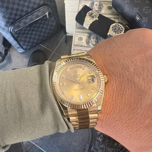 Alternative view of ROLEX DAY-DATE AUTOMATIC PRIMIUM QUILTY WATCH