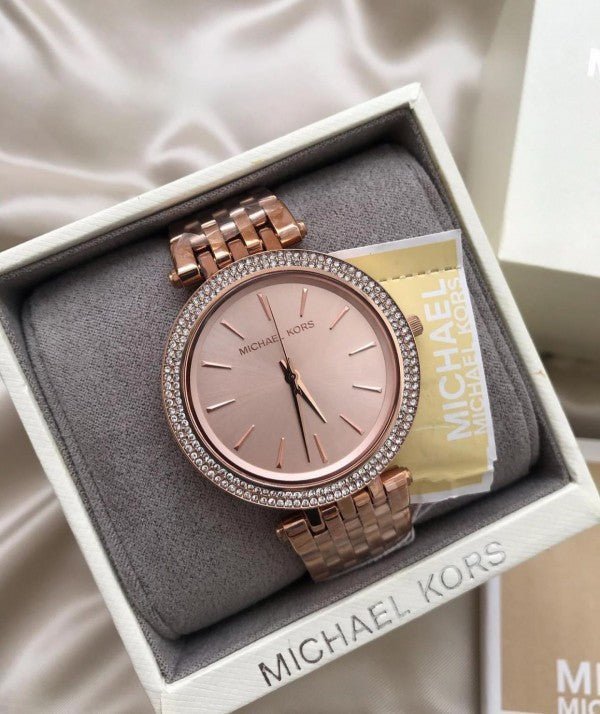 Michael Kors Watch MK 3192 Rosegold Metal Ladies watch - Image 3