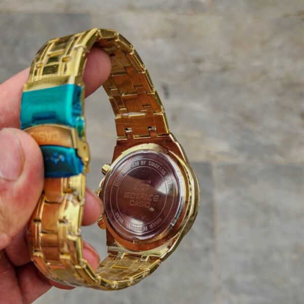 Alternative view of Edifice Gold White Metal Watch