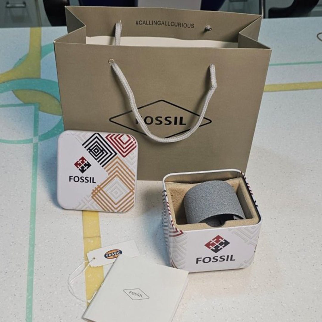 Fossil Black Metal Watch B - Image 2