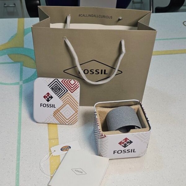 Alternative view of Fossil Grant Leather Belt Full Black Watch