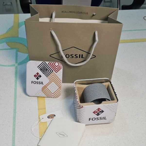 Alternative view of Fossil Silver Blue Dial Metal Watch