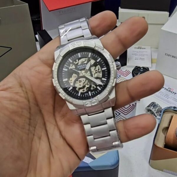 Alternative view of Fossil Silver Metal Automatic
