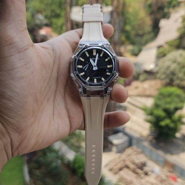 Alternative view of G-shock Cream Silicon Premium Watch