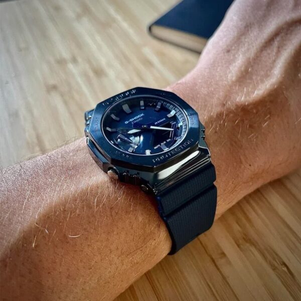Alternative view of G-shock Gm 2100 Stainless Steel Blue Watch