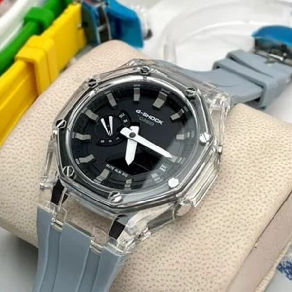 Alternative view of G-shock Grey Silicon Premium Watch