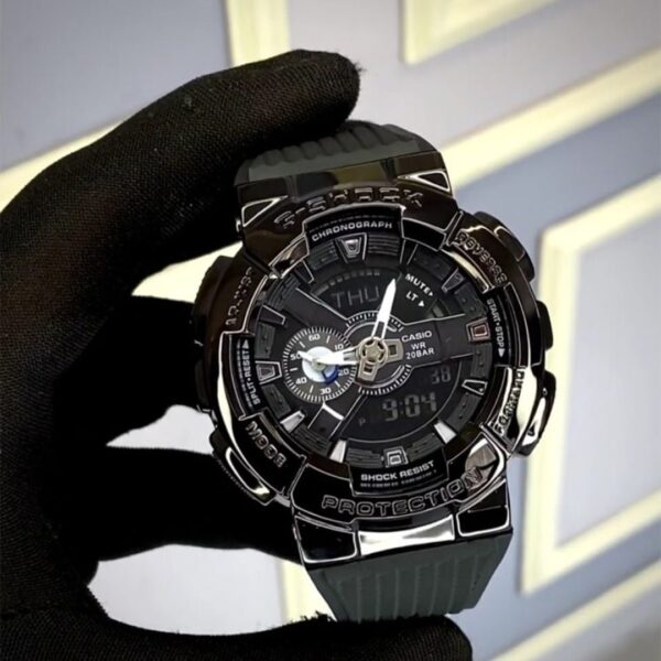 Alternative view of G-shock Stainless Steel Black Round Watch
