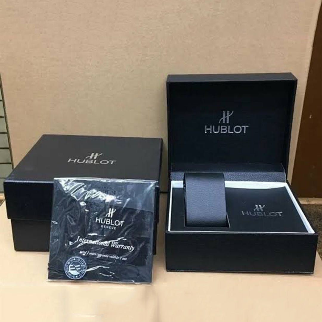 Hublot Grey Leather Belt Watch E - Image 6
