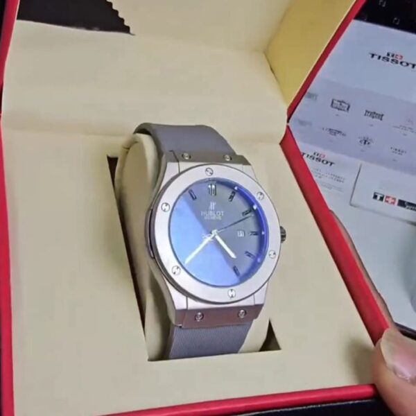 Alternative view of Hublot Grey Leather Belt Watch E