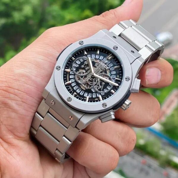 Hublot Silver Grey  Metal Watch