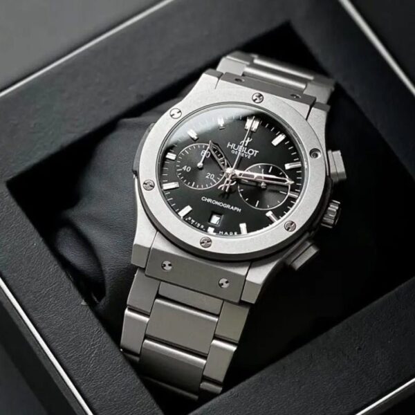 Alternative view of Hublot Silver Grey Metal Watch