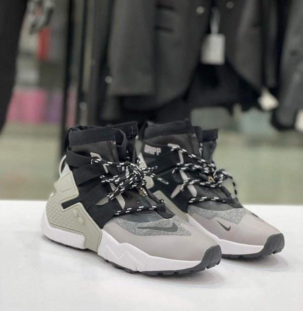 Branded Huarache Gripp Atmosphere Grey Black For Men's - Image 4