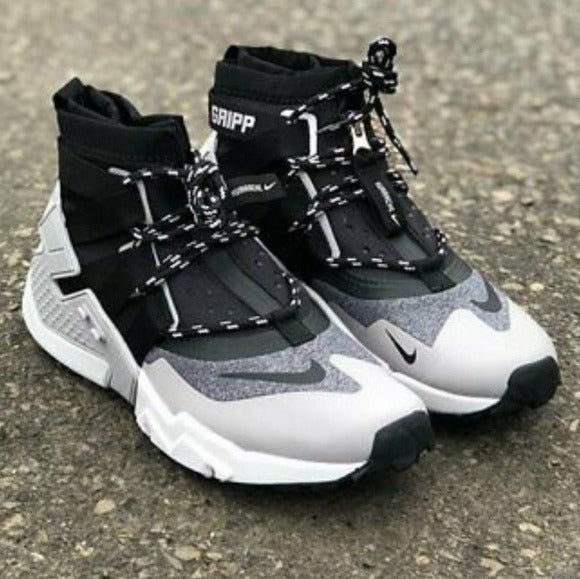 Branded Huarache Gripp Atmosphere Grey Black For Men's - Image 6