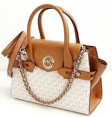 Branded MK CARMEN MD FLAP SATCHEL SHOULDER BAG (BZ) - Image 6