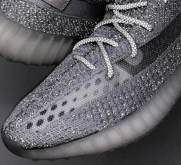 Alternative view of Branded Yezzy Sply 350 Full Black Reflective