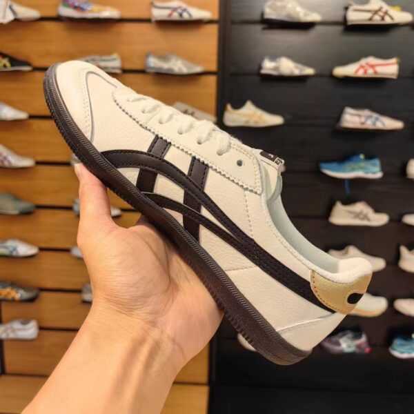 Alternative view of Branded Tiger Sneakers Tokuten  Cream Black