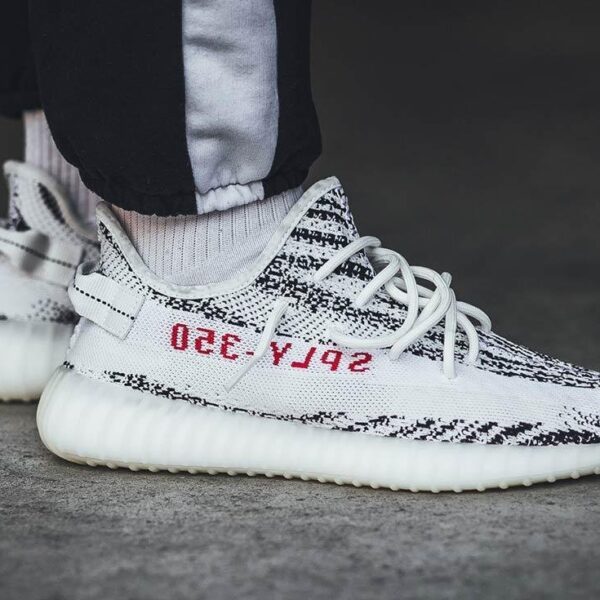 Alternative view of Branded Yezzy Boost 350 Sply Zebra