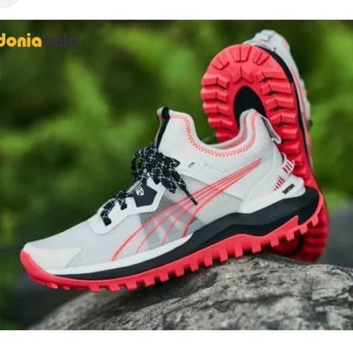Alternative view of Branded Voyage Nitro Trail Running Shoes White Red Black