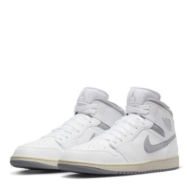 Alternative view of Jordan Retro 1 mid NATURAL GREY