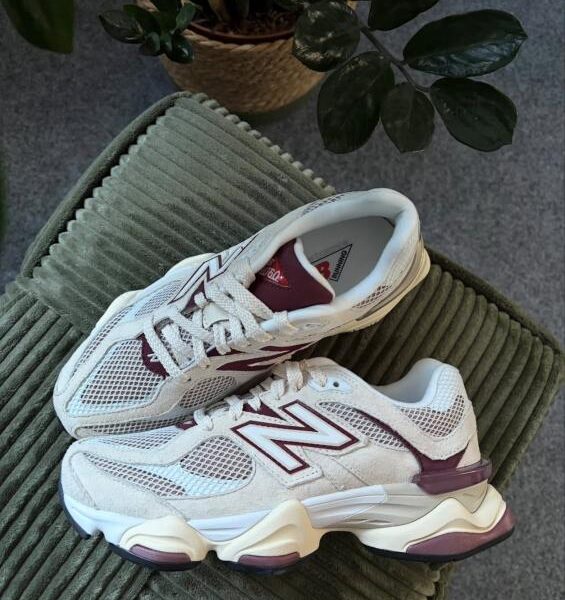 Alternative view of NEWW BALANCE 9060 LINEN BURGENDY