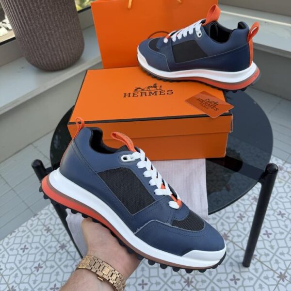 HERMEES LEADER SNEAKER BLUE ORANGE UA QUALITY